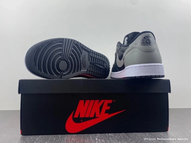 Official Maikesneakers Low Retro Shadow Jordan 1 705329-003 0814